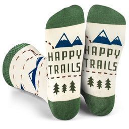 Happy Trails Socks for Hikers and Travelers