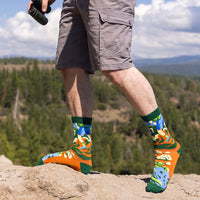 Rise and Climb (Green) Socks