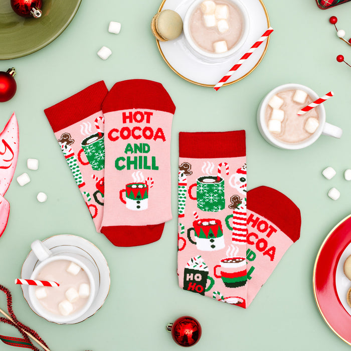 Hot Cocoa and Chill Socks
