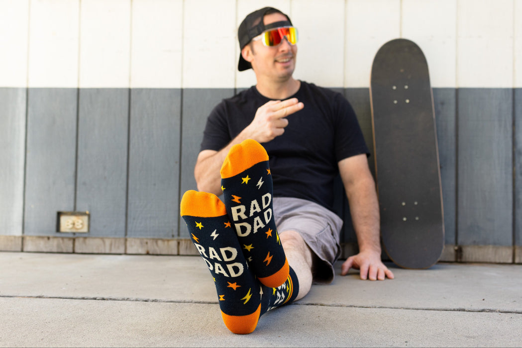 Rad Dad Socks - Fun Father's Day Gift for Men