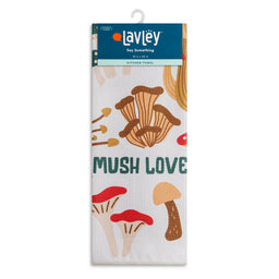 Mush Love Funny Mushroom Decor Microfiber Kitchen Tea Towel
