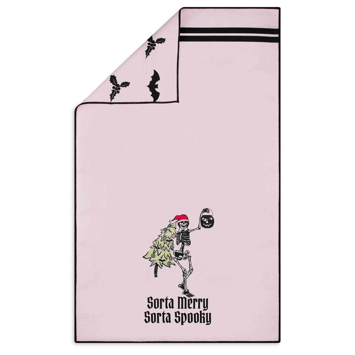Sorta Merry Sorta Spooky Holiday Microfiber Kitchen Towel