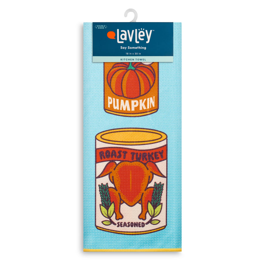 Gobble til you Wobble Thanksgiving Microfiber Kitchen Towel