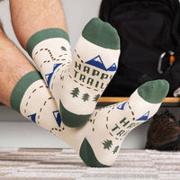 Happy Trails Socks for Hikers and Travelers