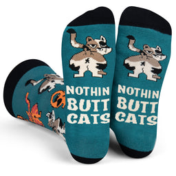 Nothin Butt Cats Socks