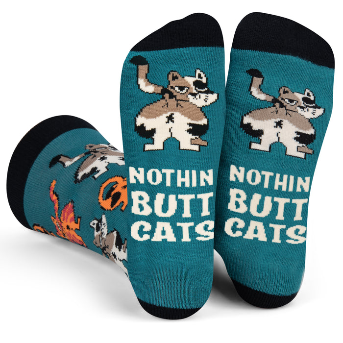 Nothin Butt Cats Socks