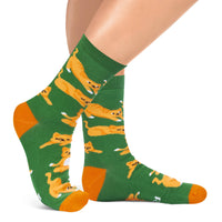Paws and Reflect Cat Socks Unisex for Men and Women