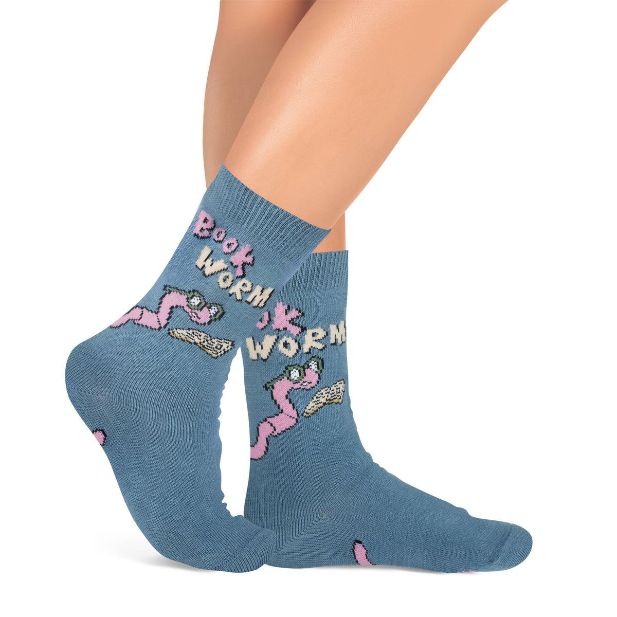 Bookworm Crazy Kids Socks for Boys and Girls who Love Books