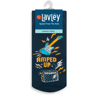Amped Up Music Socks for Men and Women Guitar Players