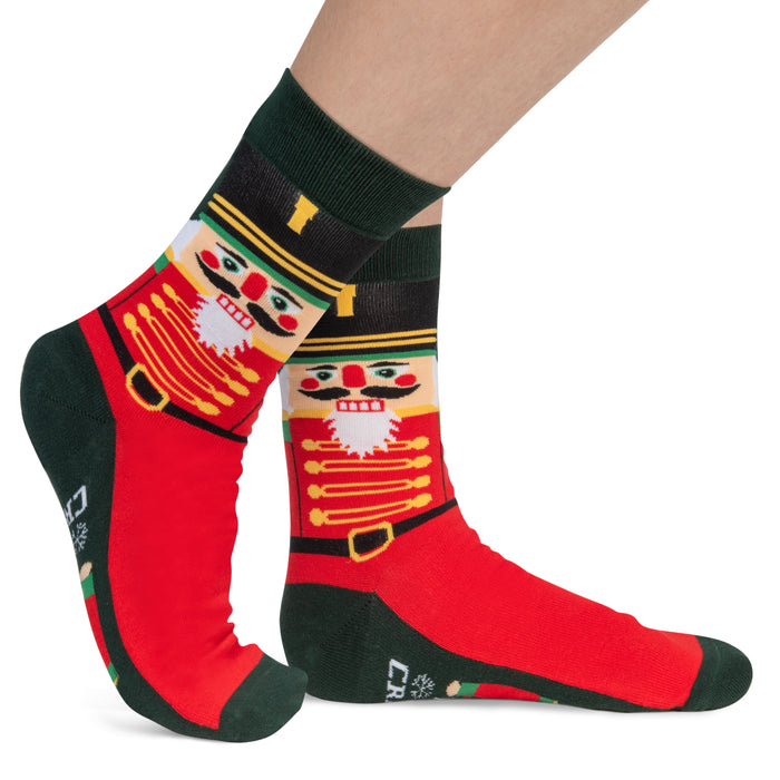 Let's Get Crackin' Nutcracker Christmas Socks