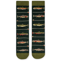 Keepin' It Reel Funny Fishing Socks for Men