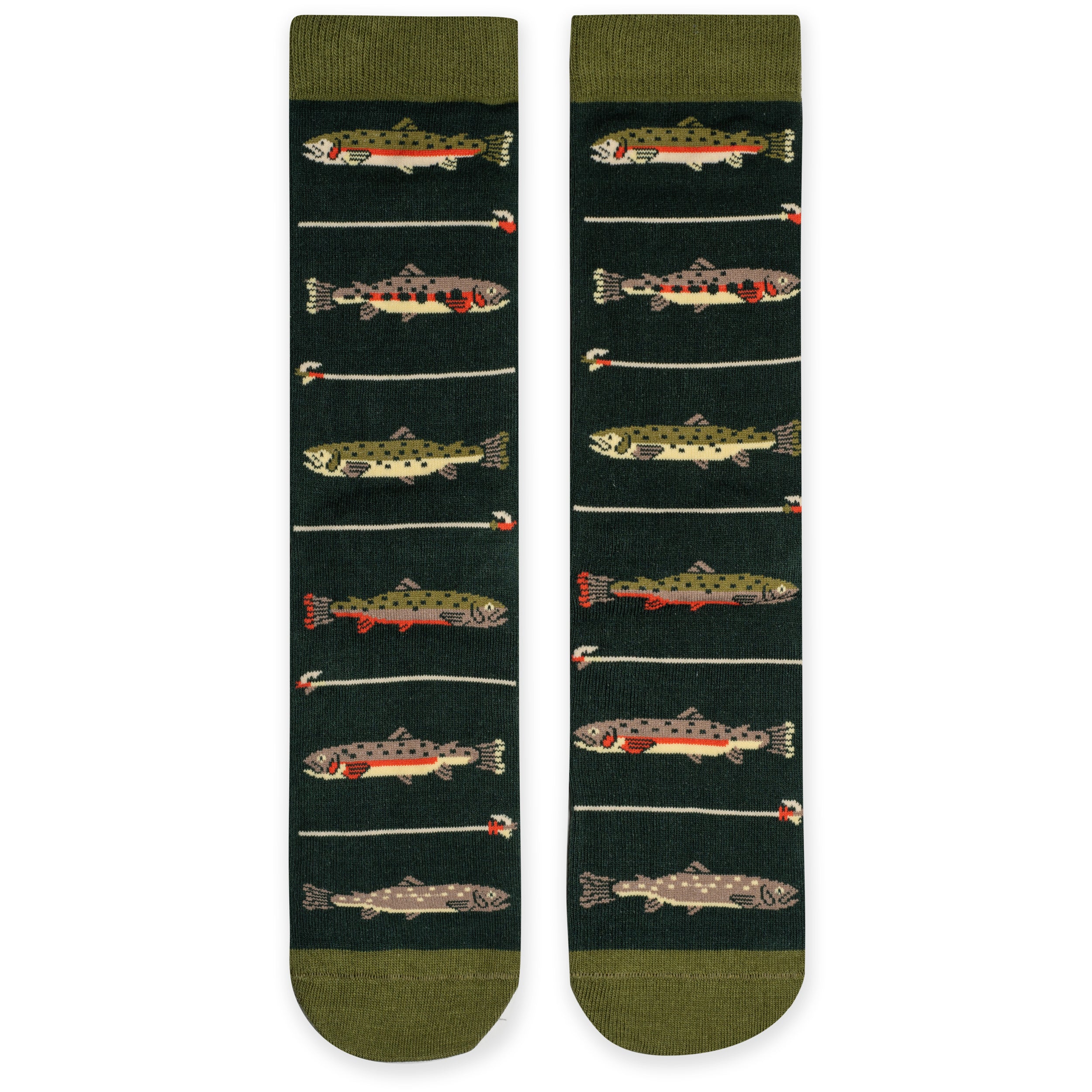 Keepin' It Reel Funny Fishing Socks for Men