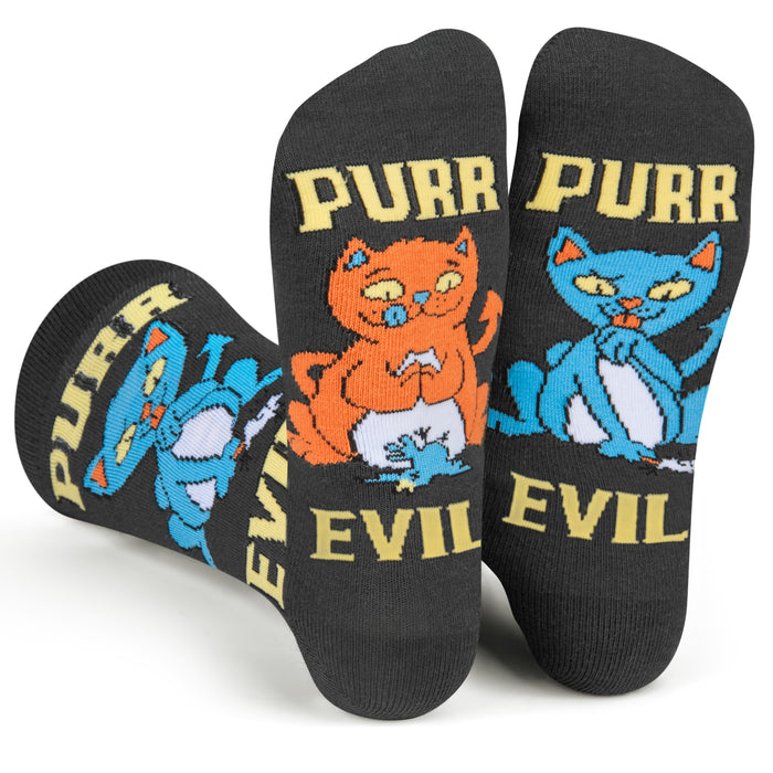 Purr Evil Cat Socks