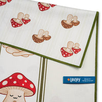 Let That Shiitake Go Mushroom Microfiber Kitchen Tea Towel 