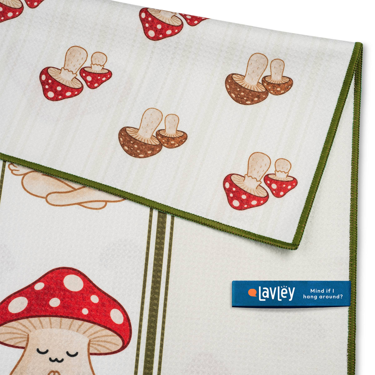 Let That Shiitake Go Mushroom Microfiber Kitchen Tea Towel 