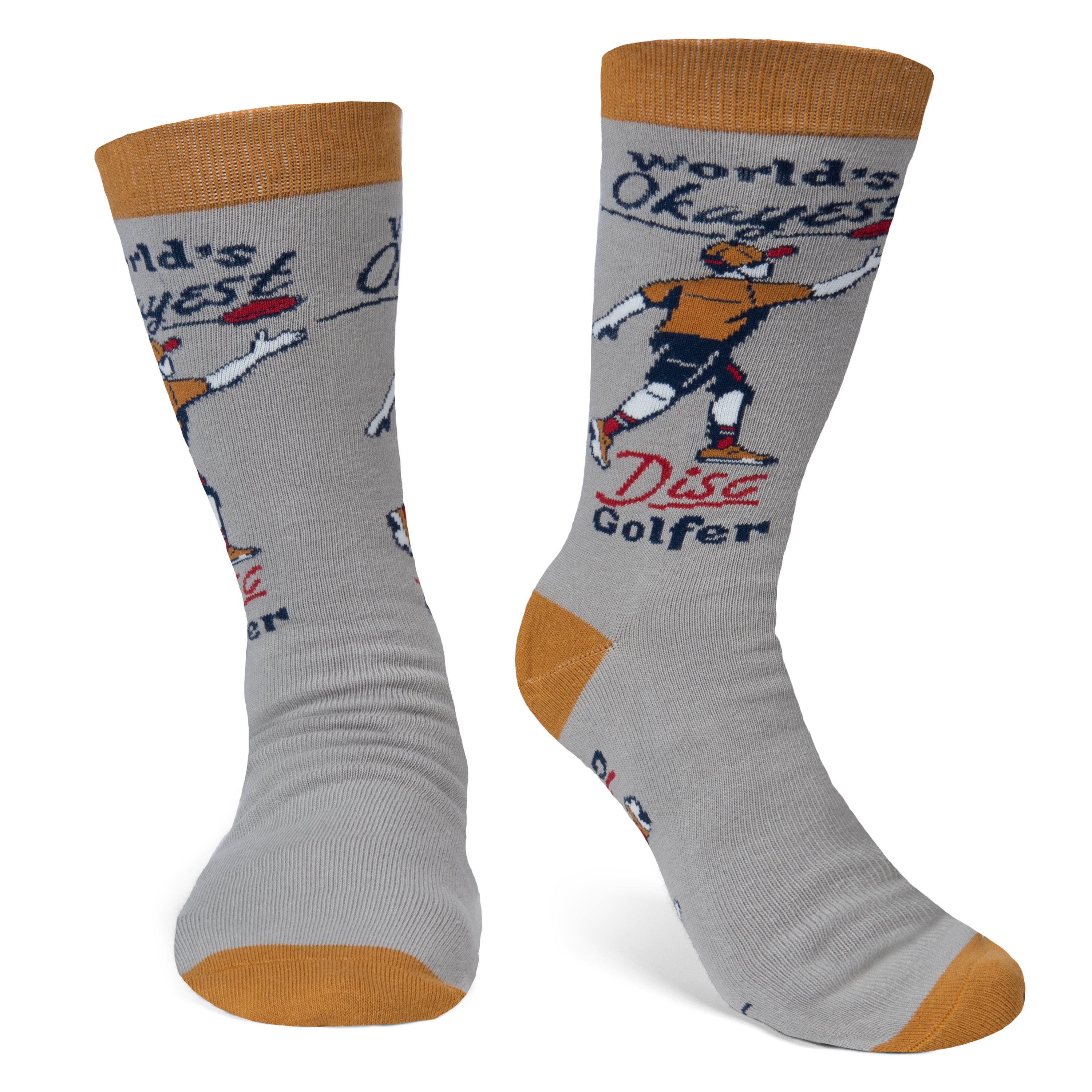 World's Okayest Disc Golfer Socks