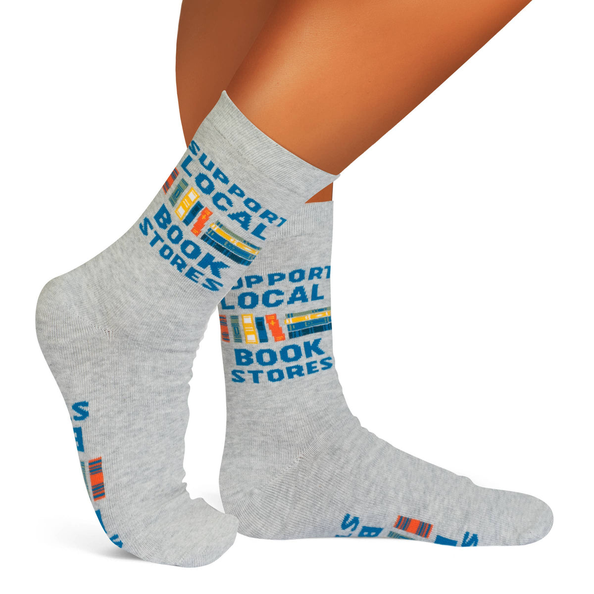 Support Local Book Stores Socks for Reading Lovers Unisex