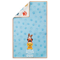 Life is Better With A Dog Cute Microfiber Kitchen Tea Towel