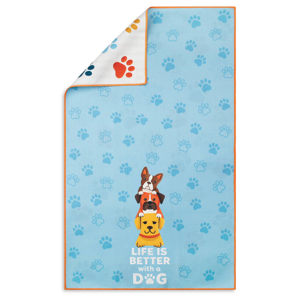 Life is Better With A Dog Cute Microfiber Kitchen Tea Towel