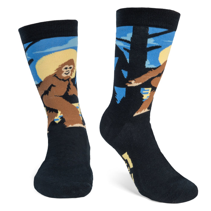Not all Who Wander Are Lost (Bigfoot) Socks