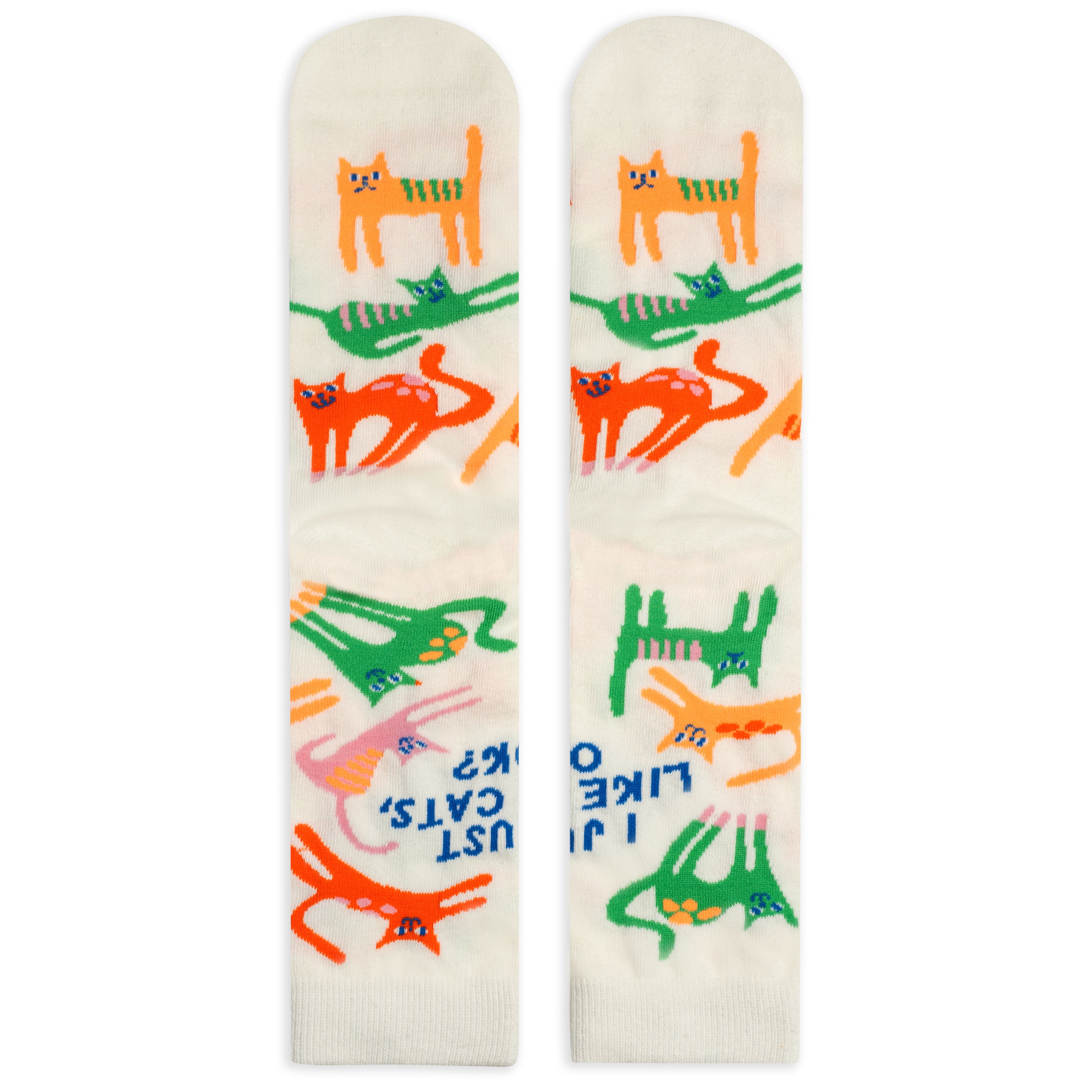 I Just Like Cats OK? Socks for Cat Lovers