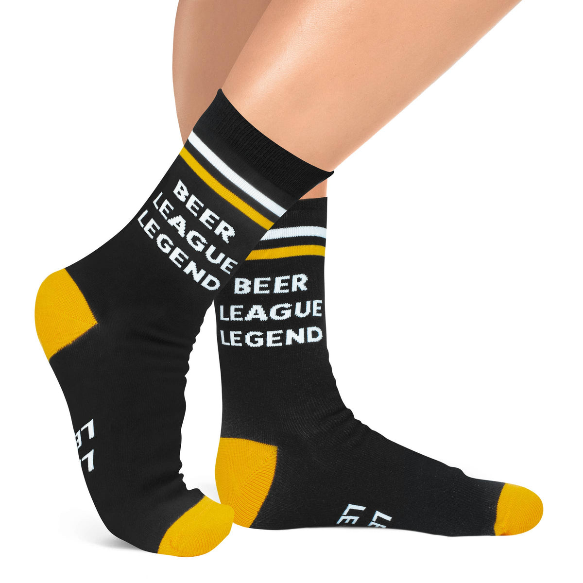 Beer League Legend Funny Socks for Men Who Play Sports