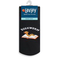 Bookworm Socks for Book Readers Unisex for Men and Women