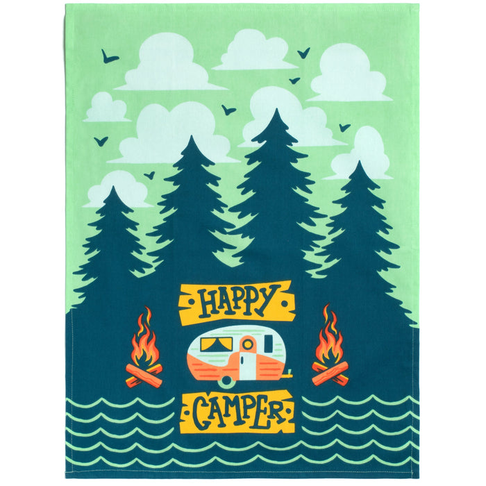 Happy Camper Dish Towel - WHSL