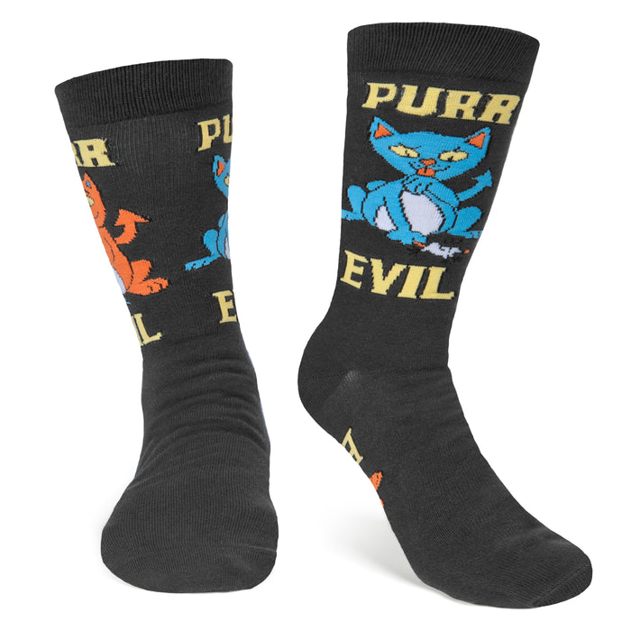 Purr Evil Cat Socks