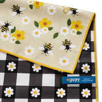 Show Me The Honey Funny Bee Microfiber Kitchen Tea Towel 