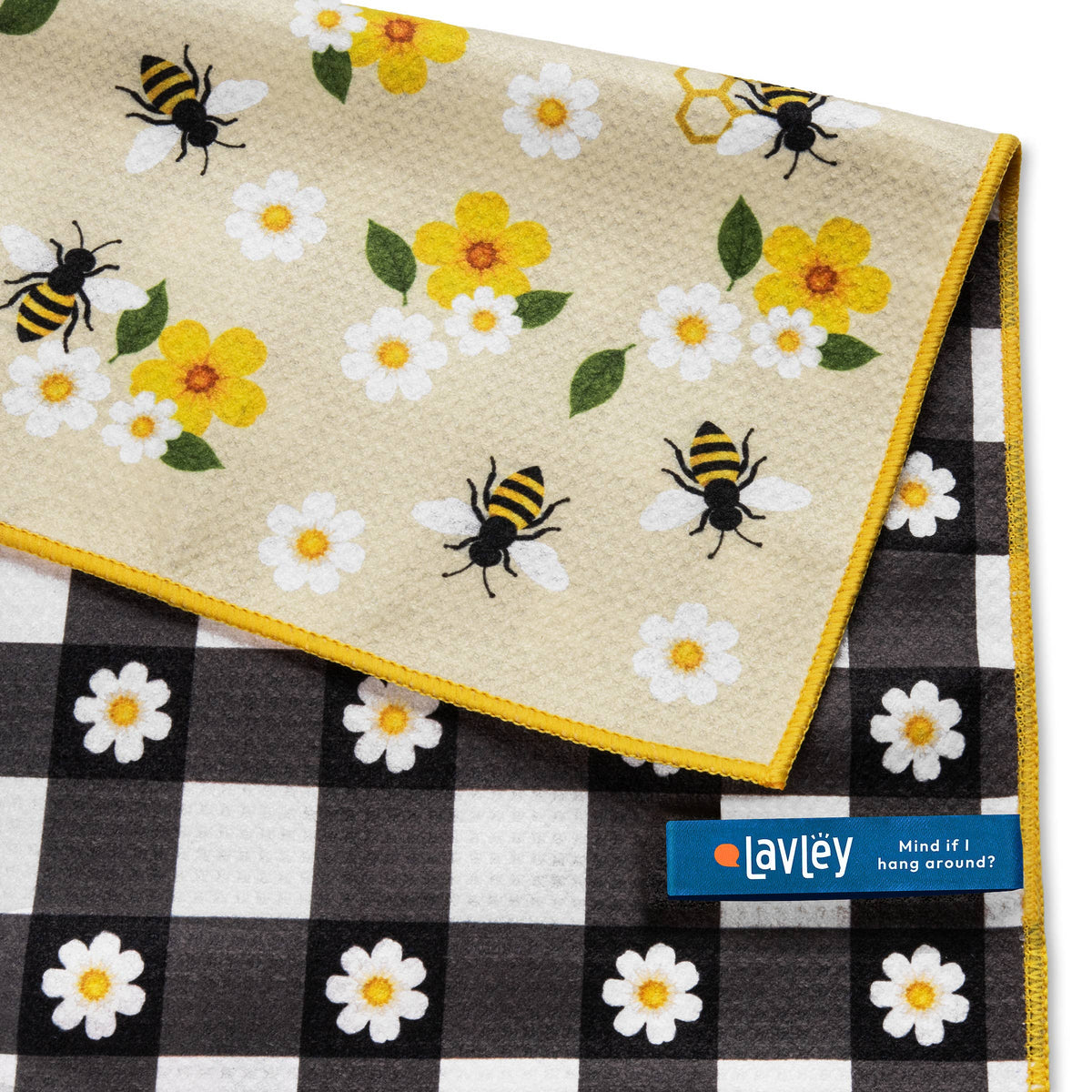 Show Me The Honey Funny Bee Microfiber Kitchen Tea Towel 