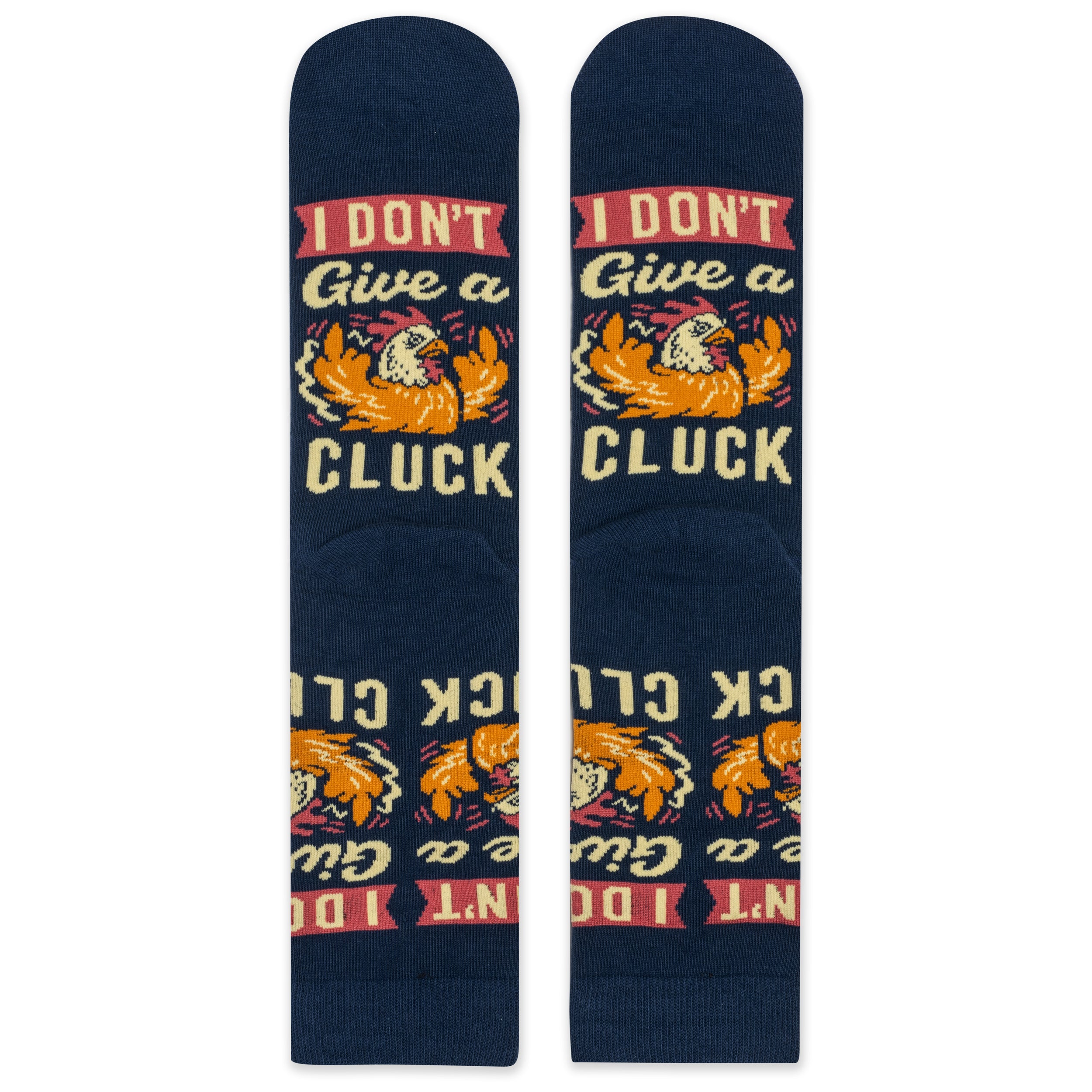 I Don't Give a Cluck Funny Chicken Socks