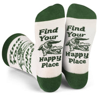 Find Your Happy Place Golf Socks for Men