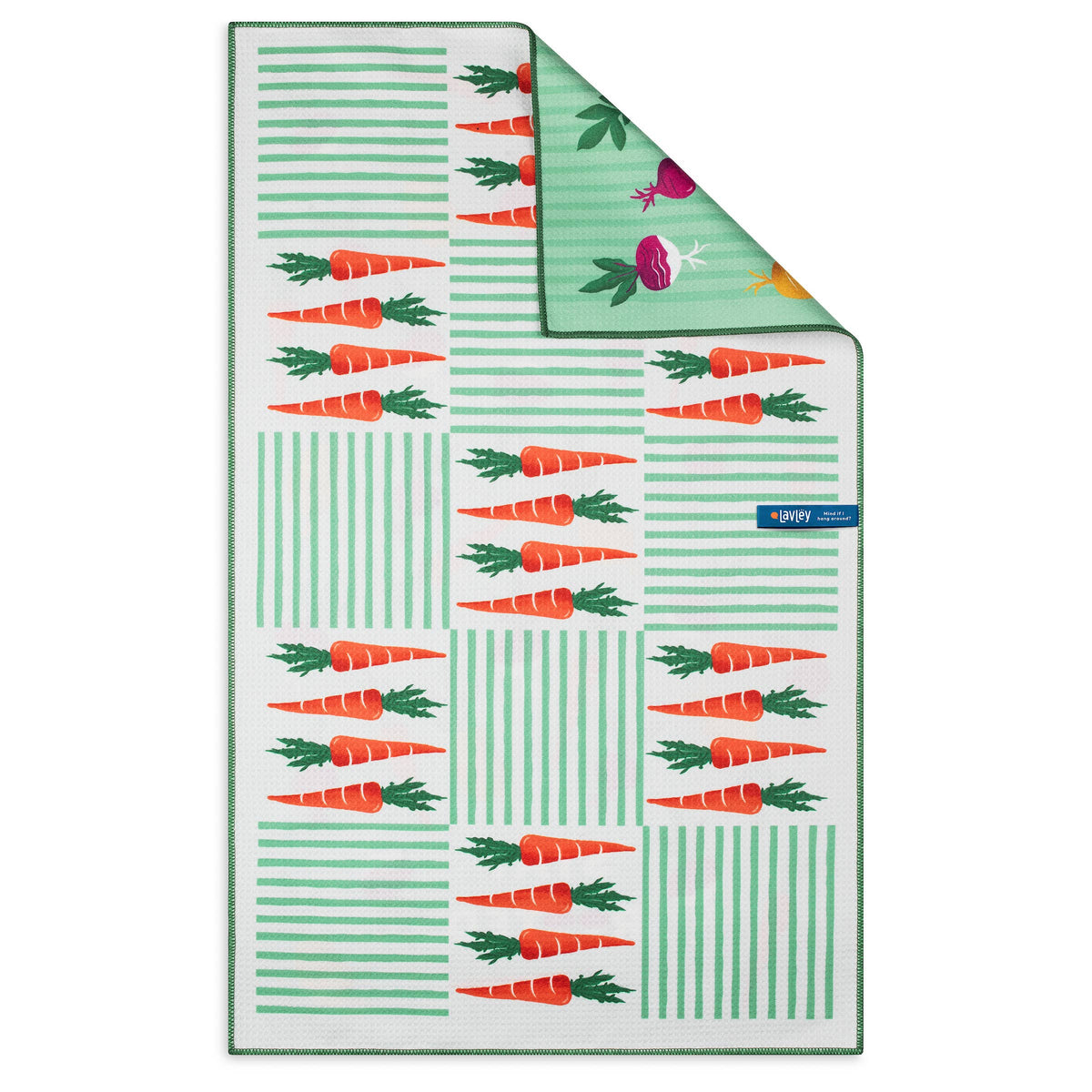 Stay Rooted Vegetable Garden Microfiber Kitchen Tea Towel
