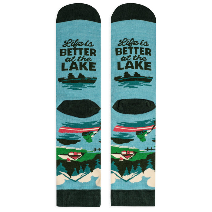 Life Is Better At The Lake Socks