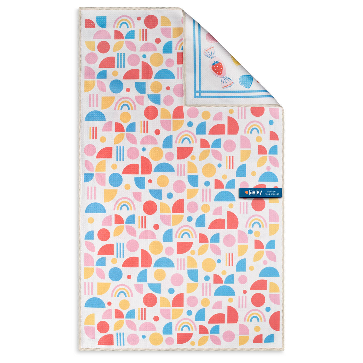 Sweet Tooth Cute Candy Design Microfiber Kitchen Tea Towel