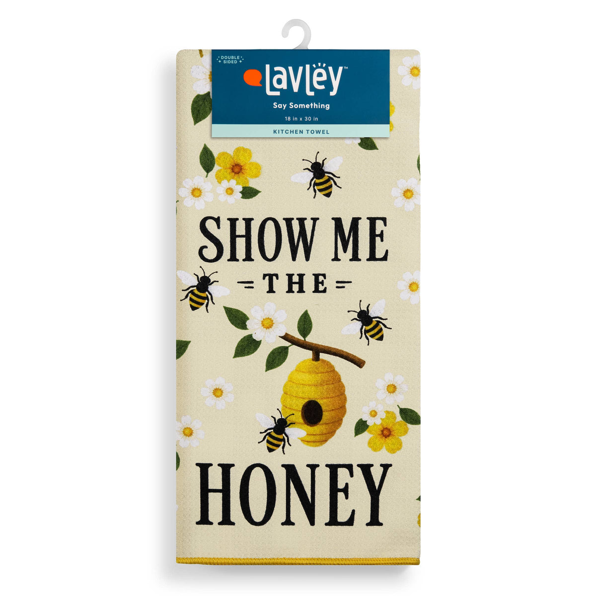 Show Me The Honey Funny Bee Microfiber Kitchen Tea Towel 