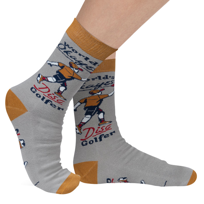 World's Okayest Disc Golfer Socks