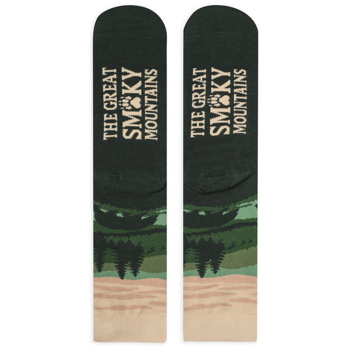 Great Smoky Mountains Landscape Socks