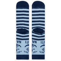 Let's Get Nauti Funny Nautical Socks for Boat and Ocean Lovers