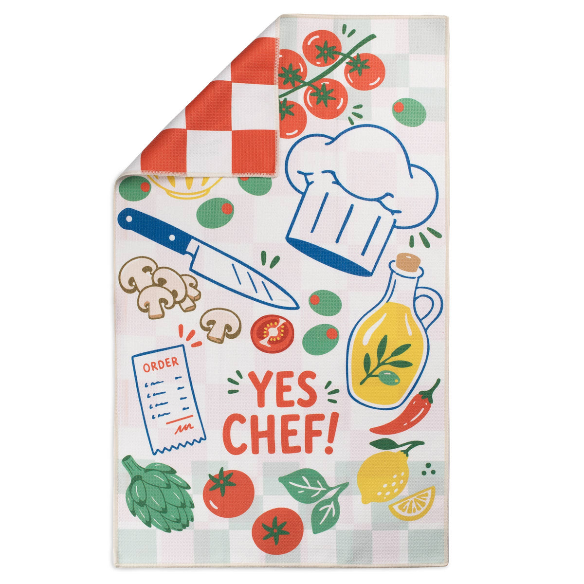 Yes Chef! Cool Cooking Design Microfiber Kitchen Tea Towel