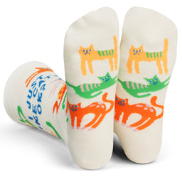 I Just Like Cats OK? Socks for Cat Lovers