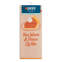 You Want a Piece of Me? Pie Design Microfiber Kitchen Towel