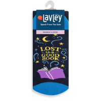 Lost In A Good Book Reading Socks for Women