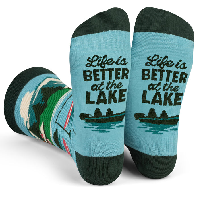 Life Is Better At The Lake Socks
