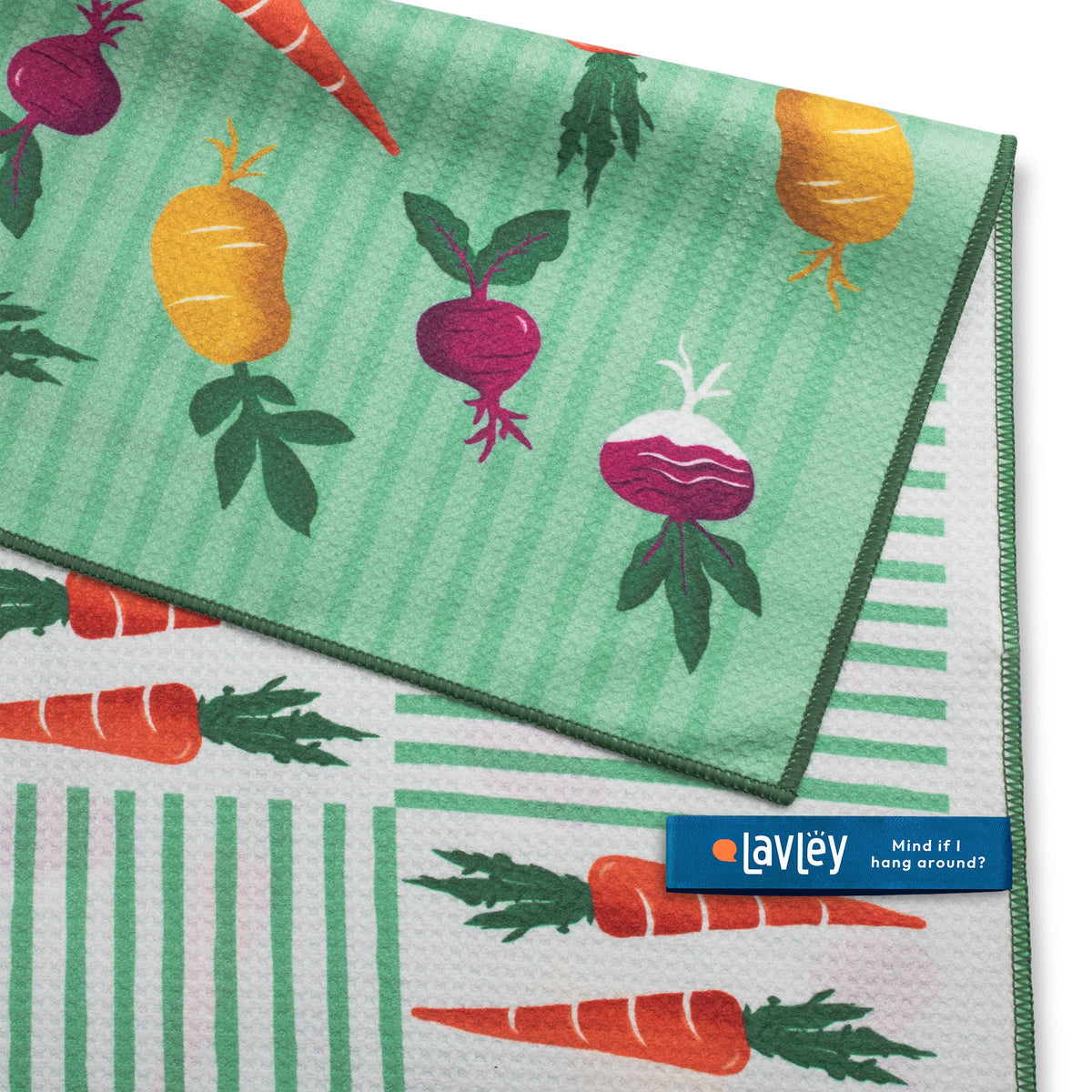 Stay Rooted Vegetable Garden Microfiber Kitchen Tea Towel