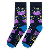 Lost In A Good Book Reading Socks for Women