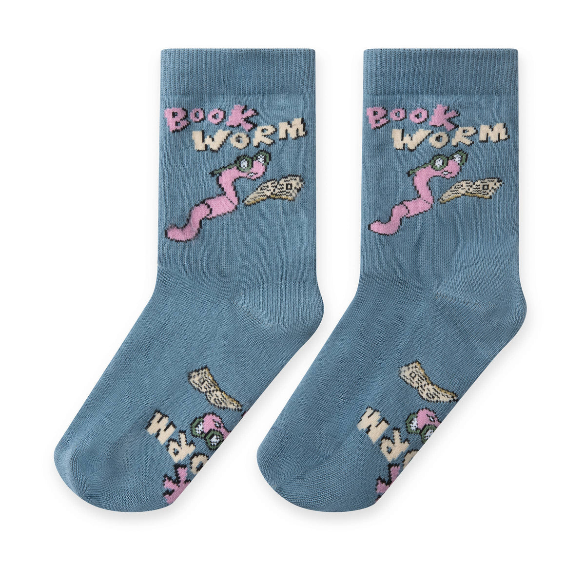Bookworm Crazy Kids Socks for Boys and Girls who Love Books