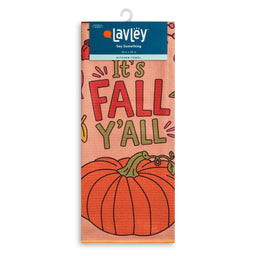 It's Fall Y'all Seasonal Decor Microfiber Kitchen Tea Towel