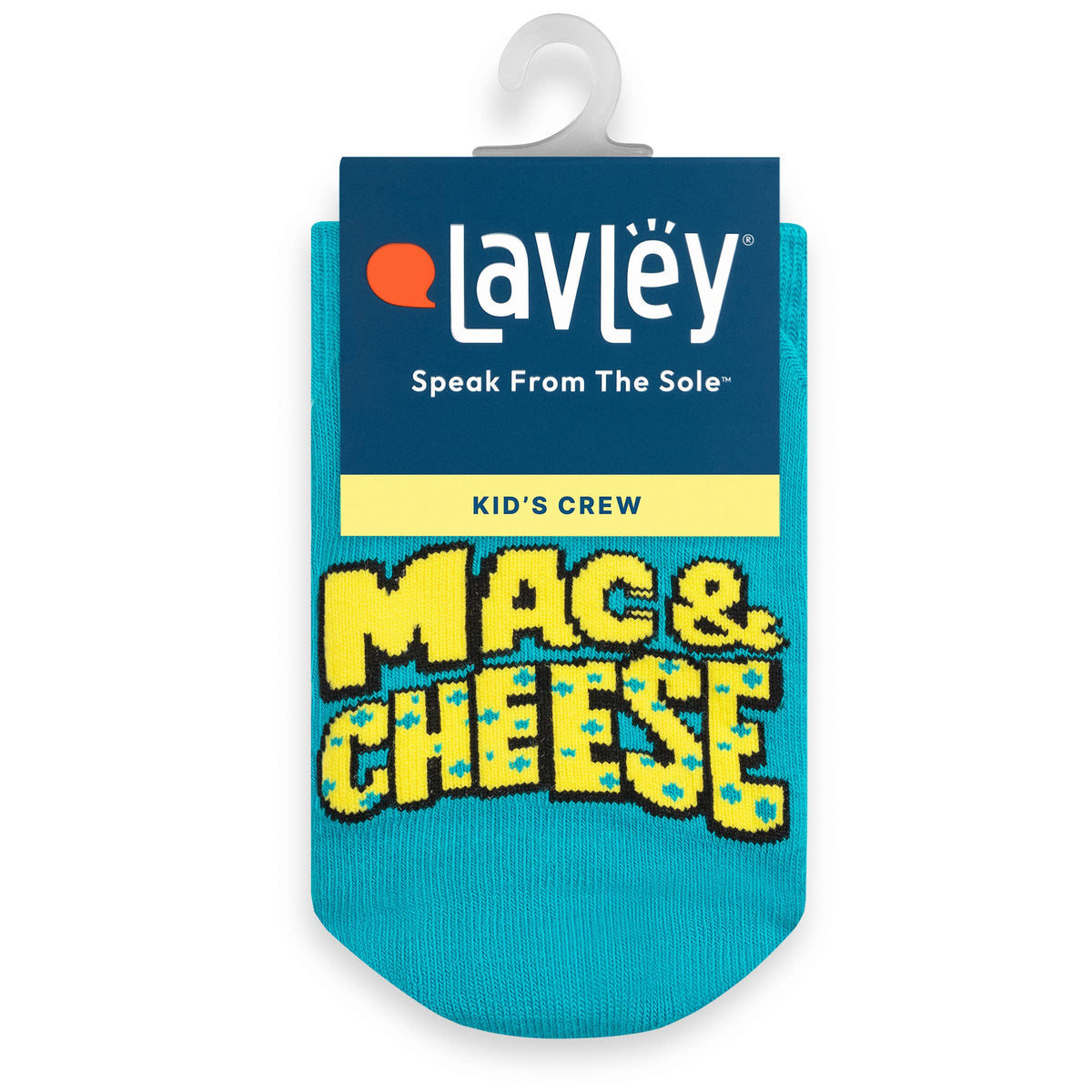 Mac & Cheese Please Colorful Crazy Food Socks for Kids